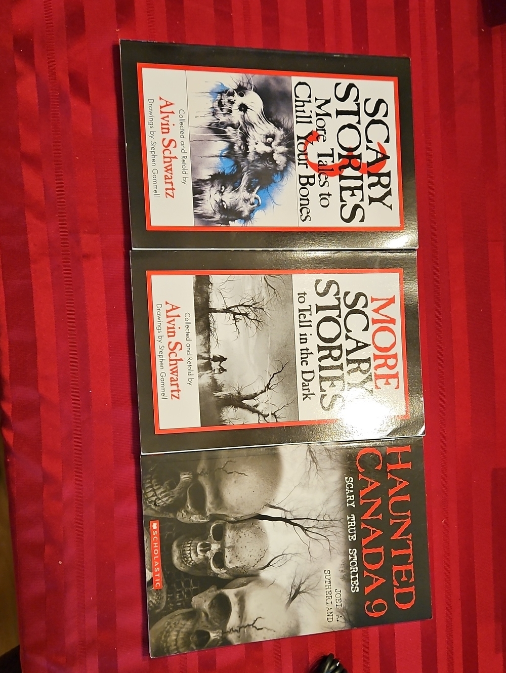 Assorted Horror Paperback Book Set - Red & Black Covers